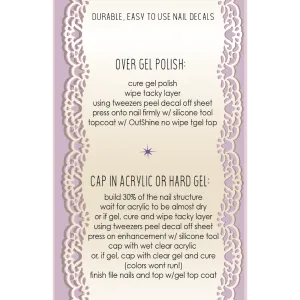 Pasties Decals - Flash Glitter Snowflakes