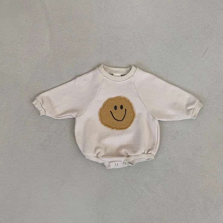 Patchwork Smiley Romper
