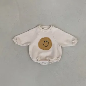 Patchwork Smiley Romper