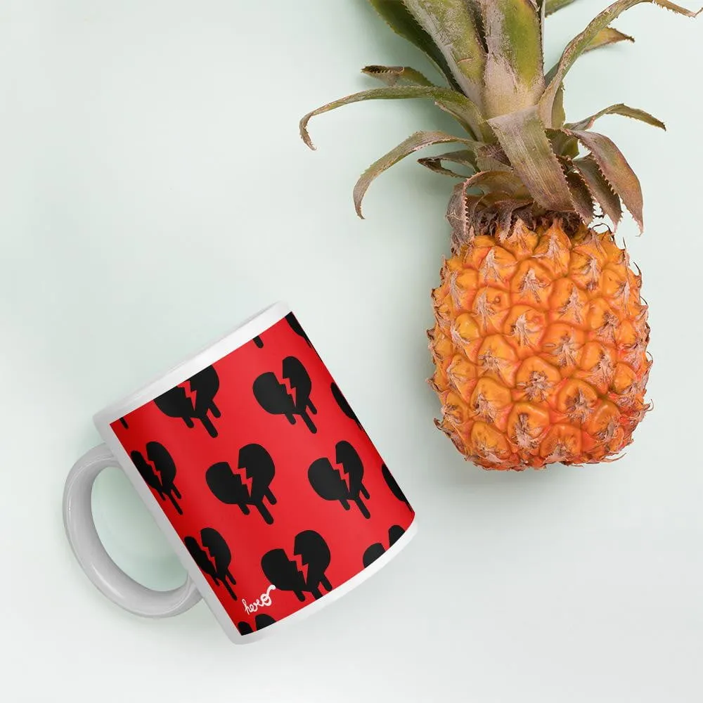 "Broken Heart" Mug design by Hero
