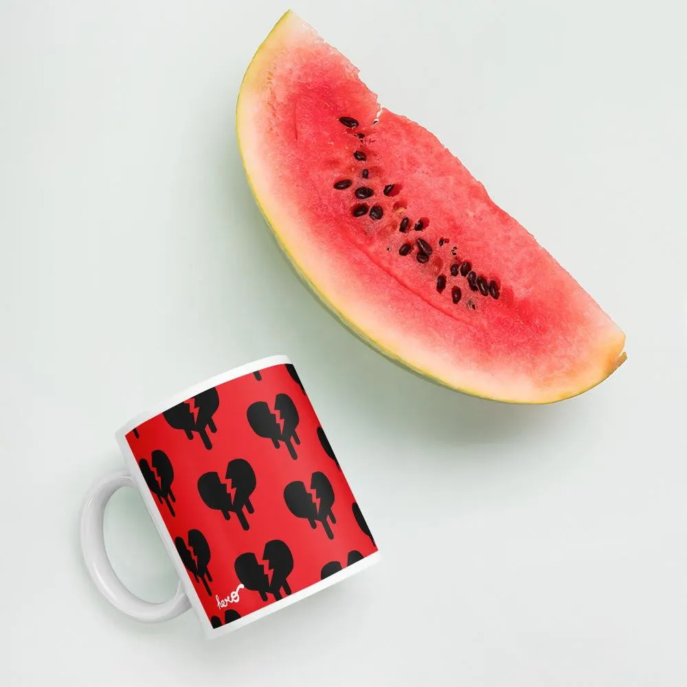 "Broken Heart" Mug design by Hero