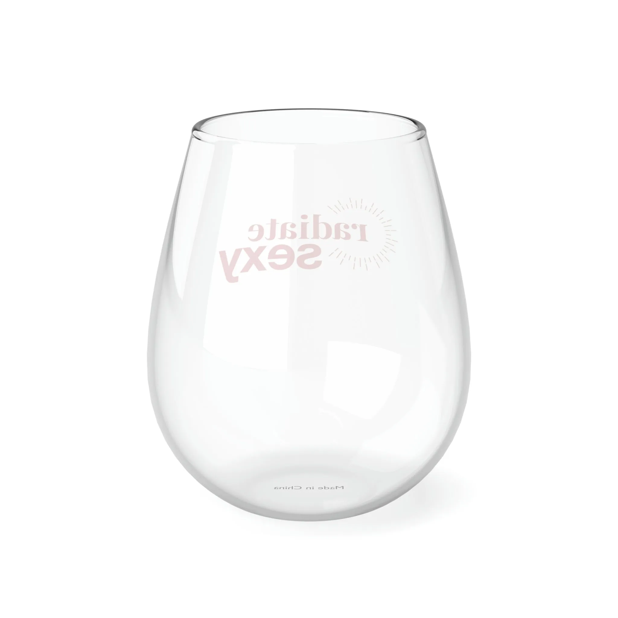"Sexy" Stemless Wine Glass, 11.75oz