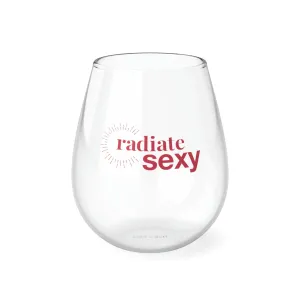 "Sexy" Stemless Wine Glass, 11.75oz