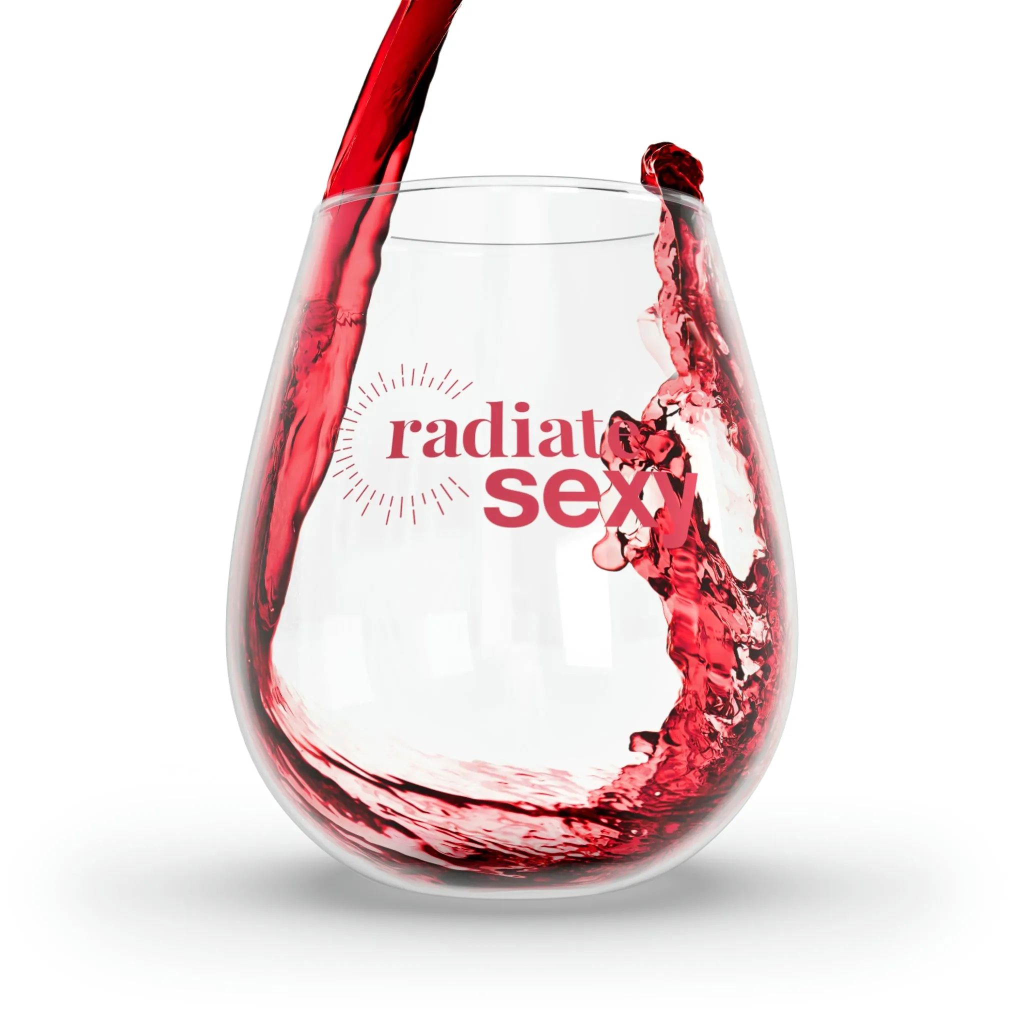 "Sexy" Stemless Wine Glass, 11.75oz