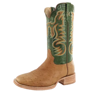 R. Watson Antique Saddle Smooth Ostrich Men's Boot