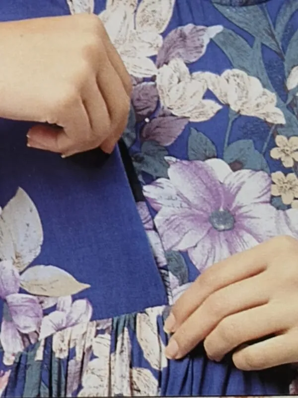 Rayon Maternity and feeding dress