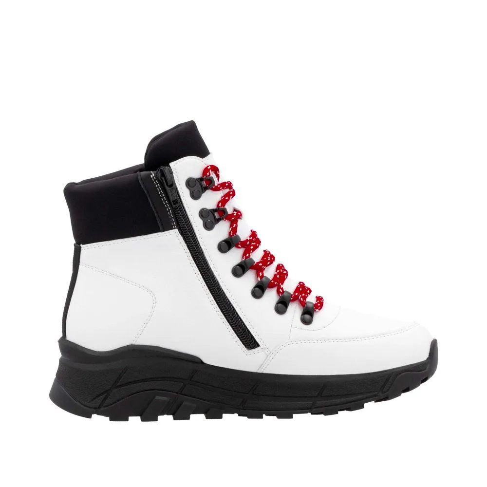 Rieker W0063-81 Weiss/Nero/Schwarz Boots