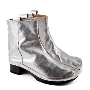 ROSIE BOOT METALLIC Dark Sole   Argento