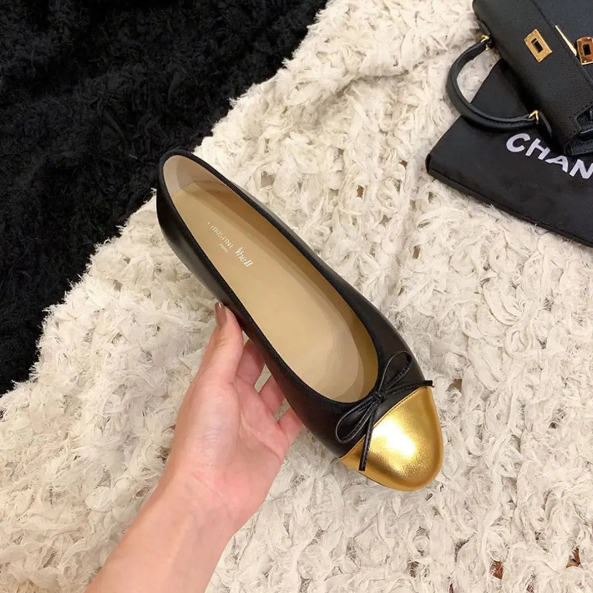 Round Toe Block Heels Slip-Ons