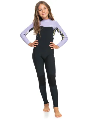 Roxy Girls 3/2 Swell Series BZ GBS - Jet/Orchid Bouquet