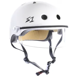 S1 Lifer Visor Helmet - White Gloss