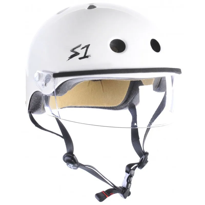 S1 Lifer Visor Helmet - White Gloss