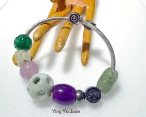 Sale-New Listing - Jade Bead Bracelet - One-Of-A-Kind