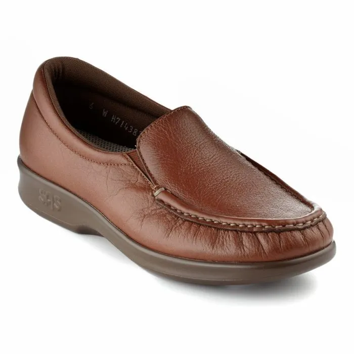 SAS Twin Slip On Loafer - Brandy