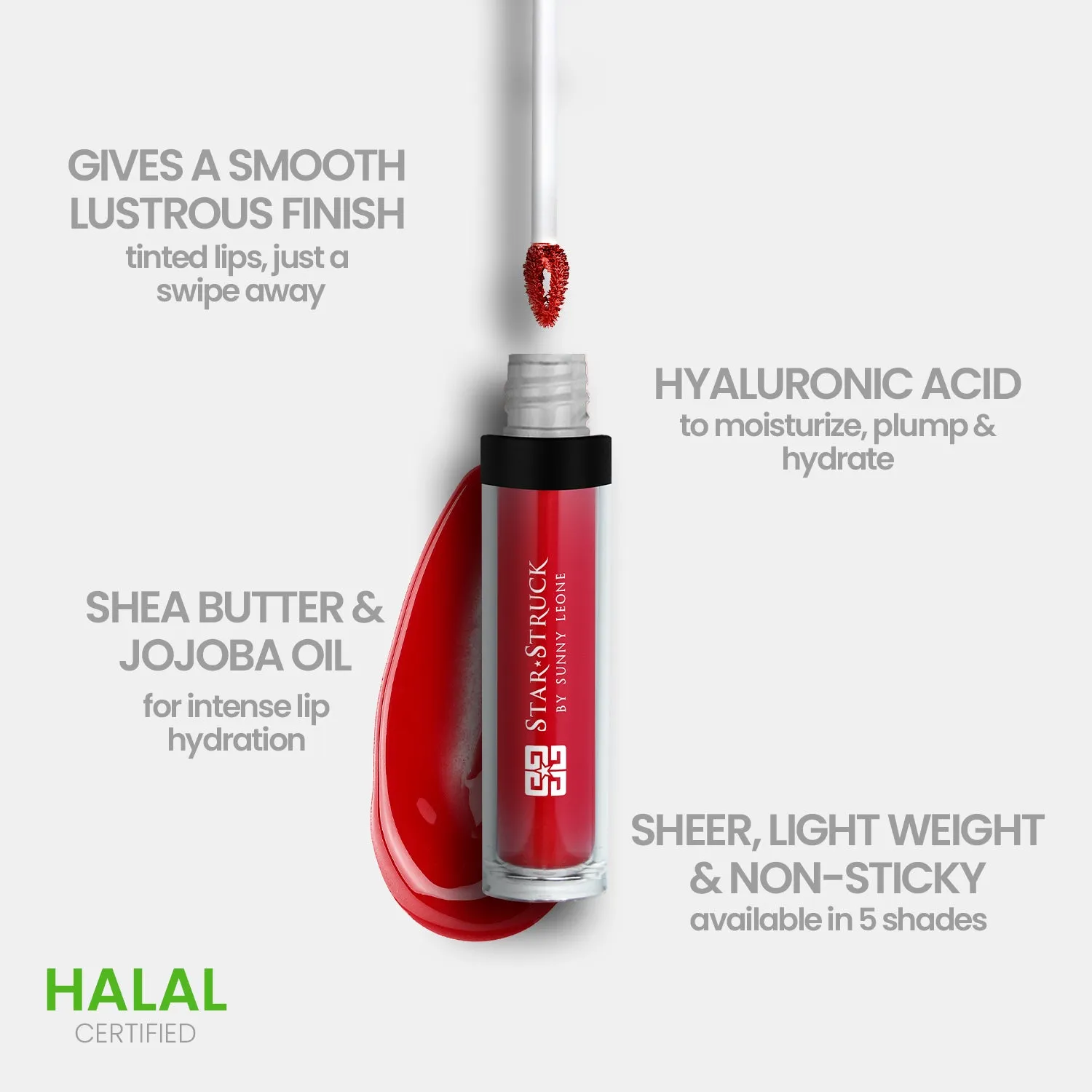 Sassy Red - Glossy Lip Tint | 6ml