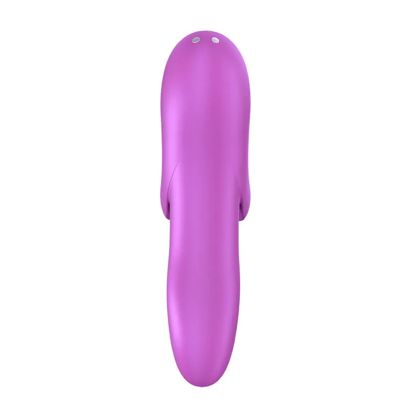 Satisfyer Bold Lover Finger Vibrator – Dark Pink