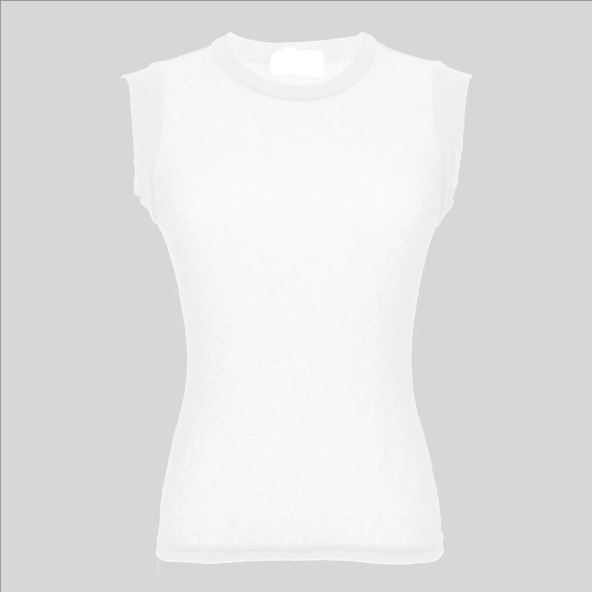 Semi See-through Sleeveless Top