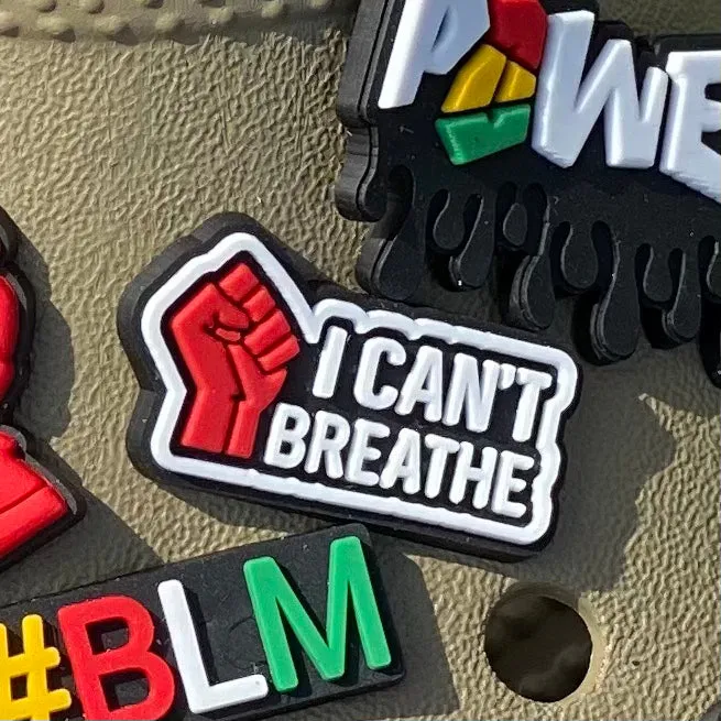 SHOE CHARMS - I CAN’T BREATHE