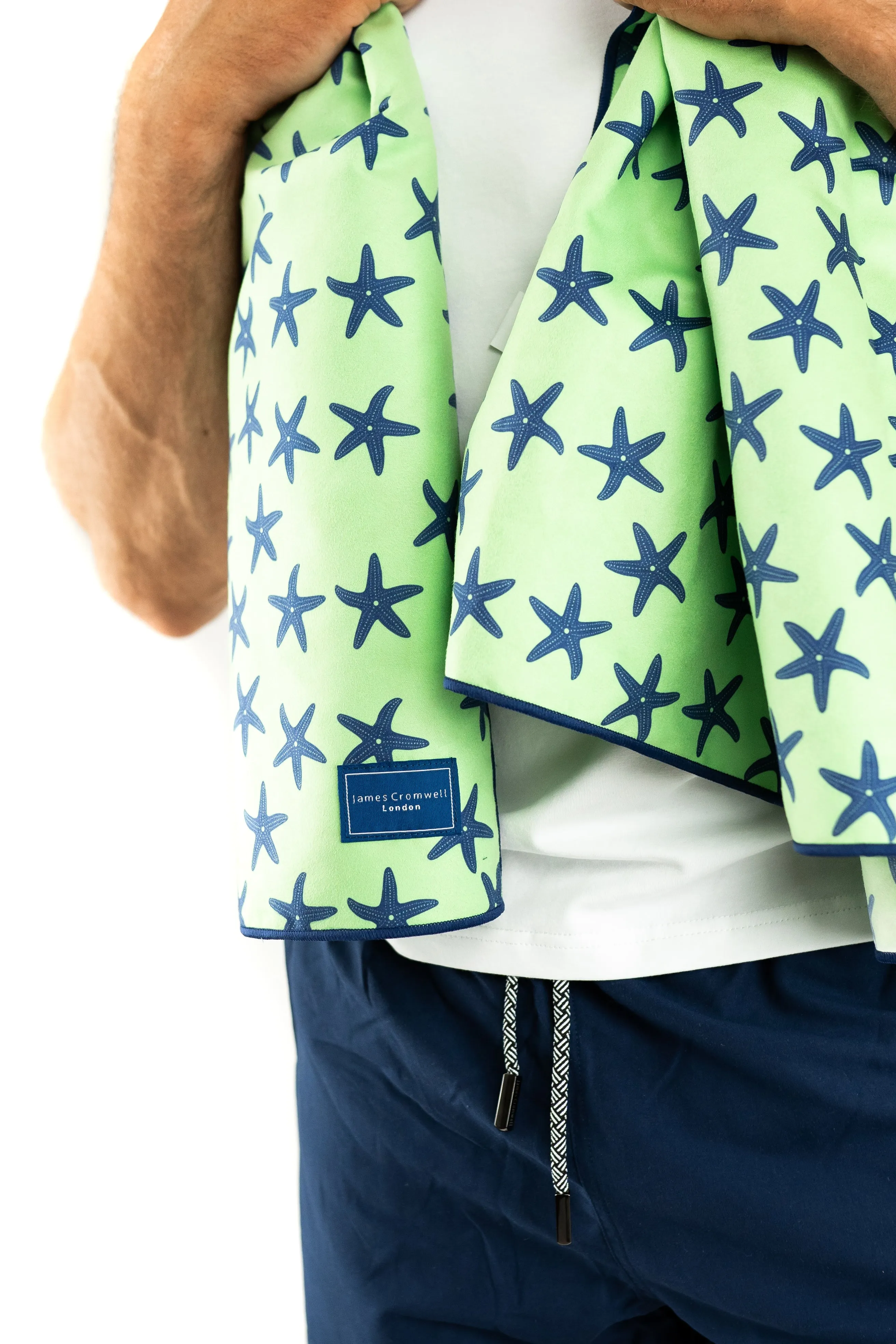 Signature Beach Towel Mint Bold Starfish