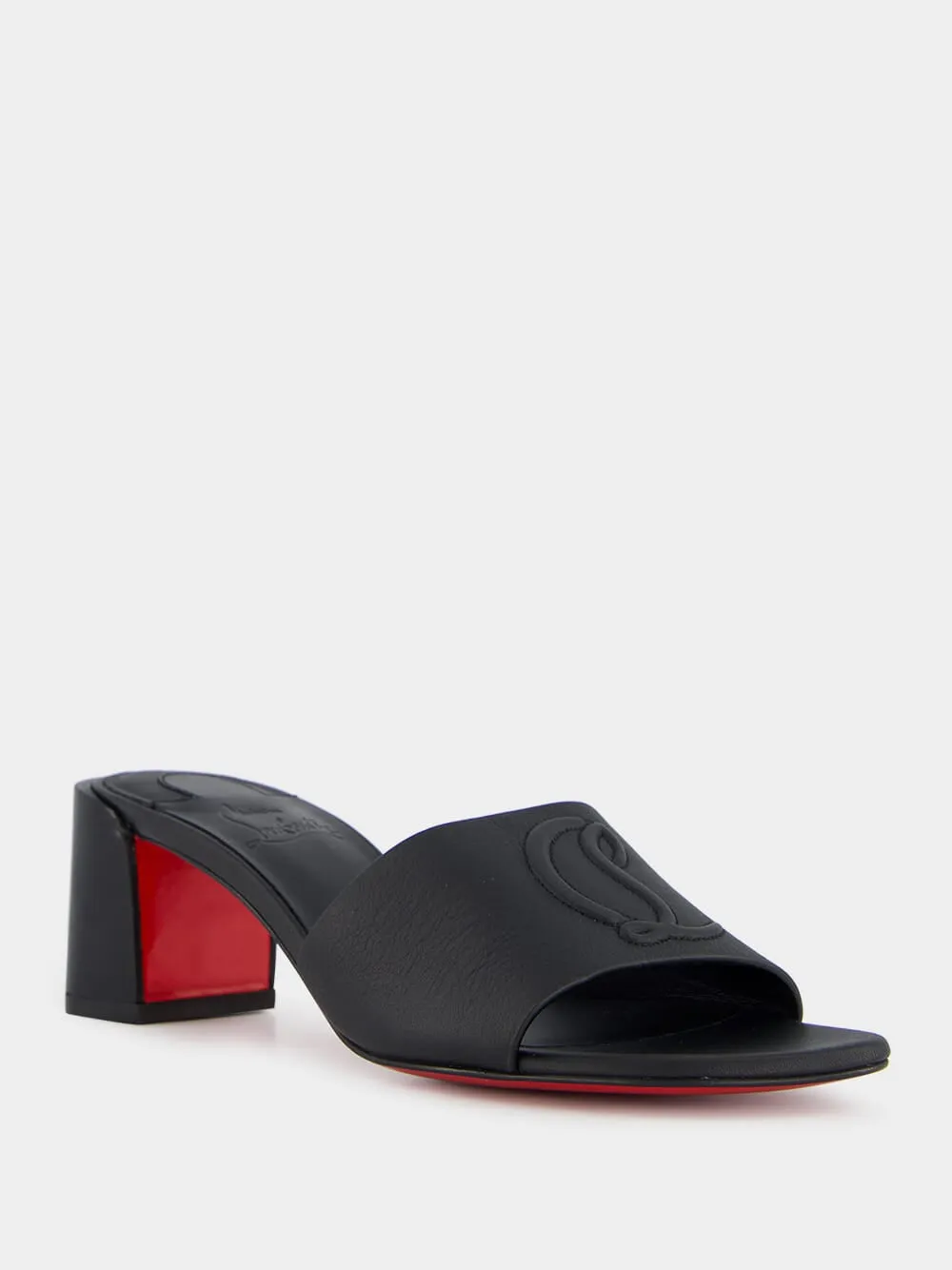 So CL Black Mule Sandals