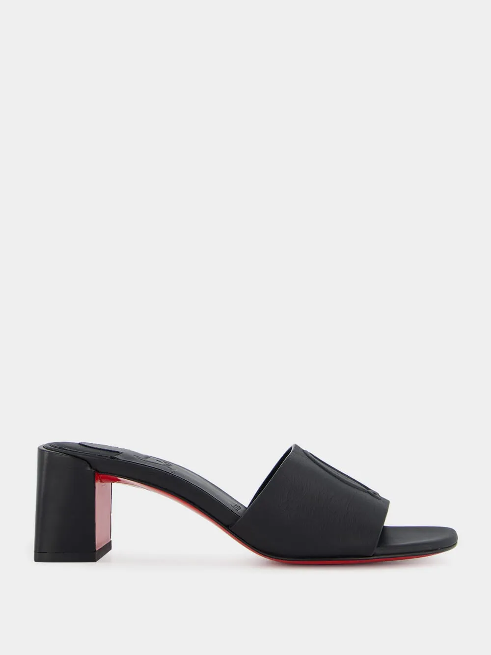 So CL Black Mule Sandals