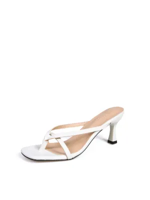 Spark Heels Sandal-White