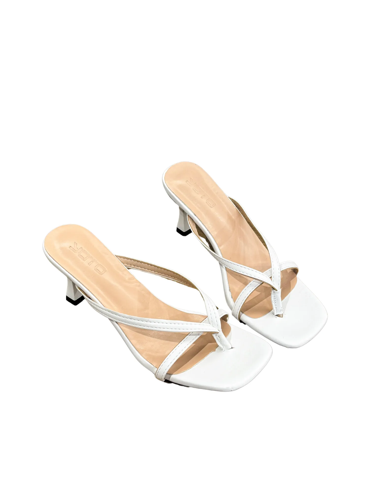 Spark Heels Sandal-White