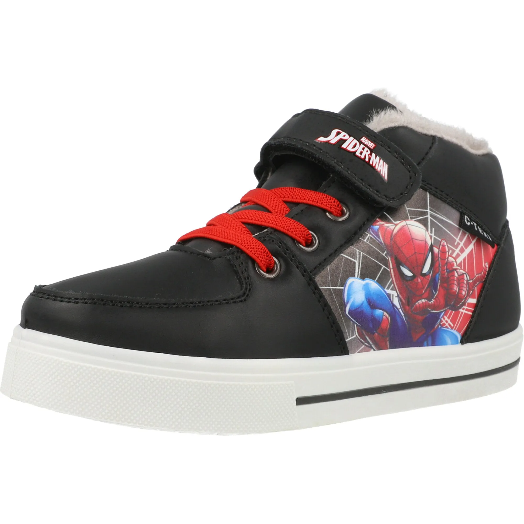 Spider-Man Black High Tops Kids Boots