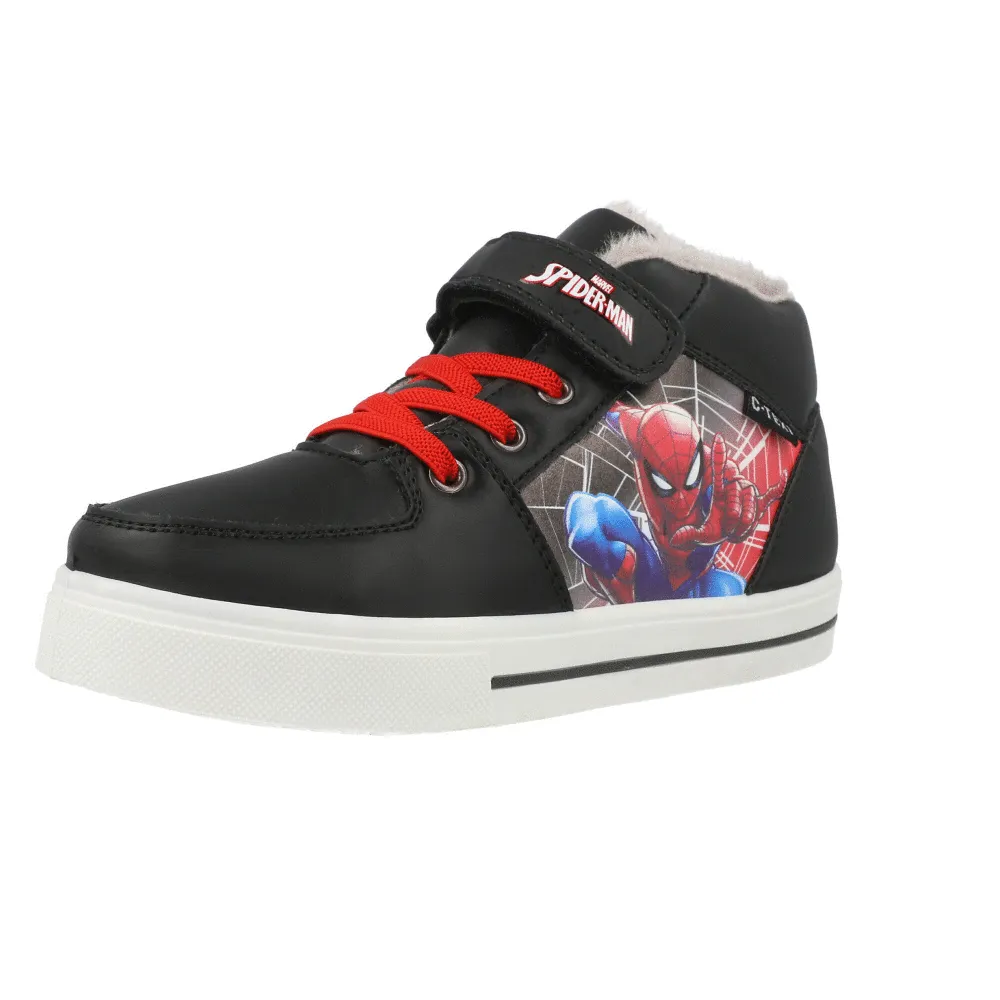 Spider-Man Black High Tops Kids Boots