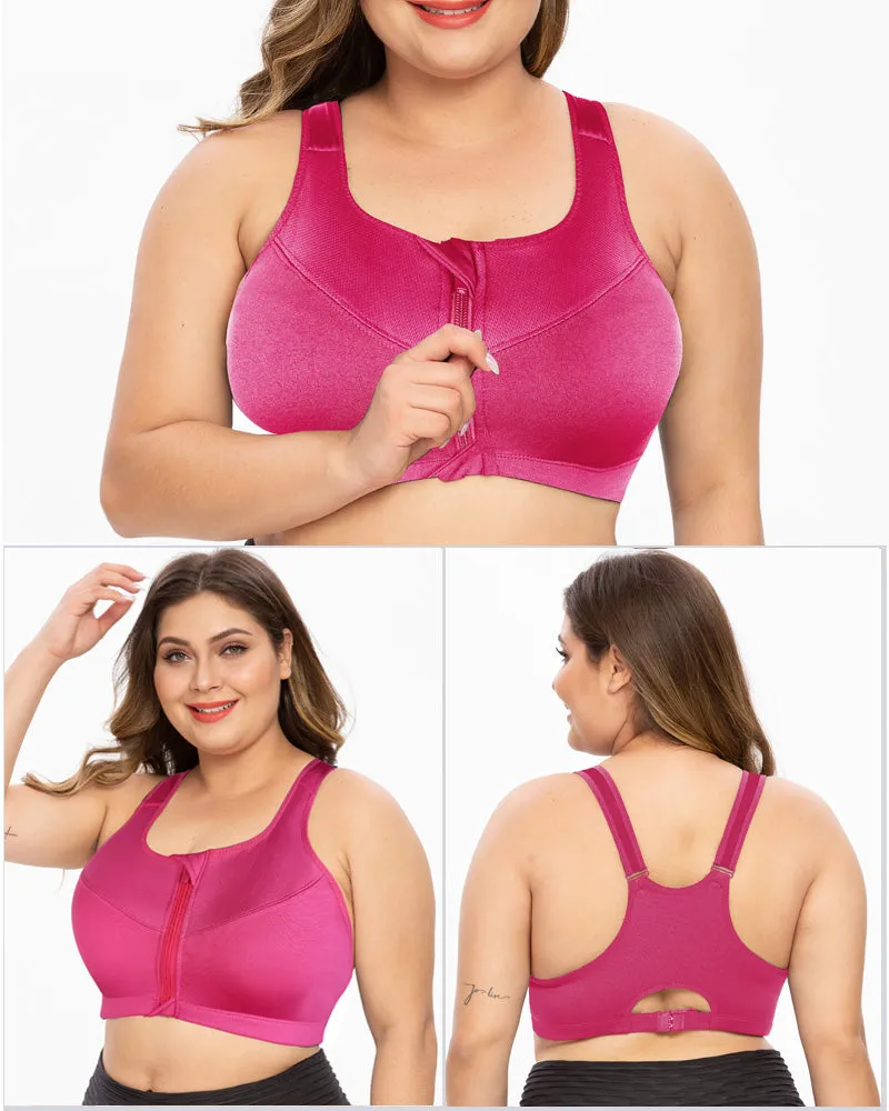 Sport bh grote maat | XL - 5XL | bh met voorsluiting grote cup