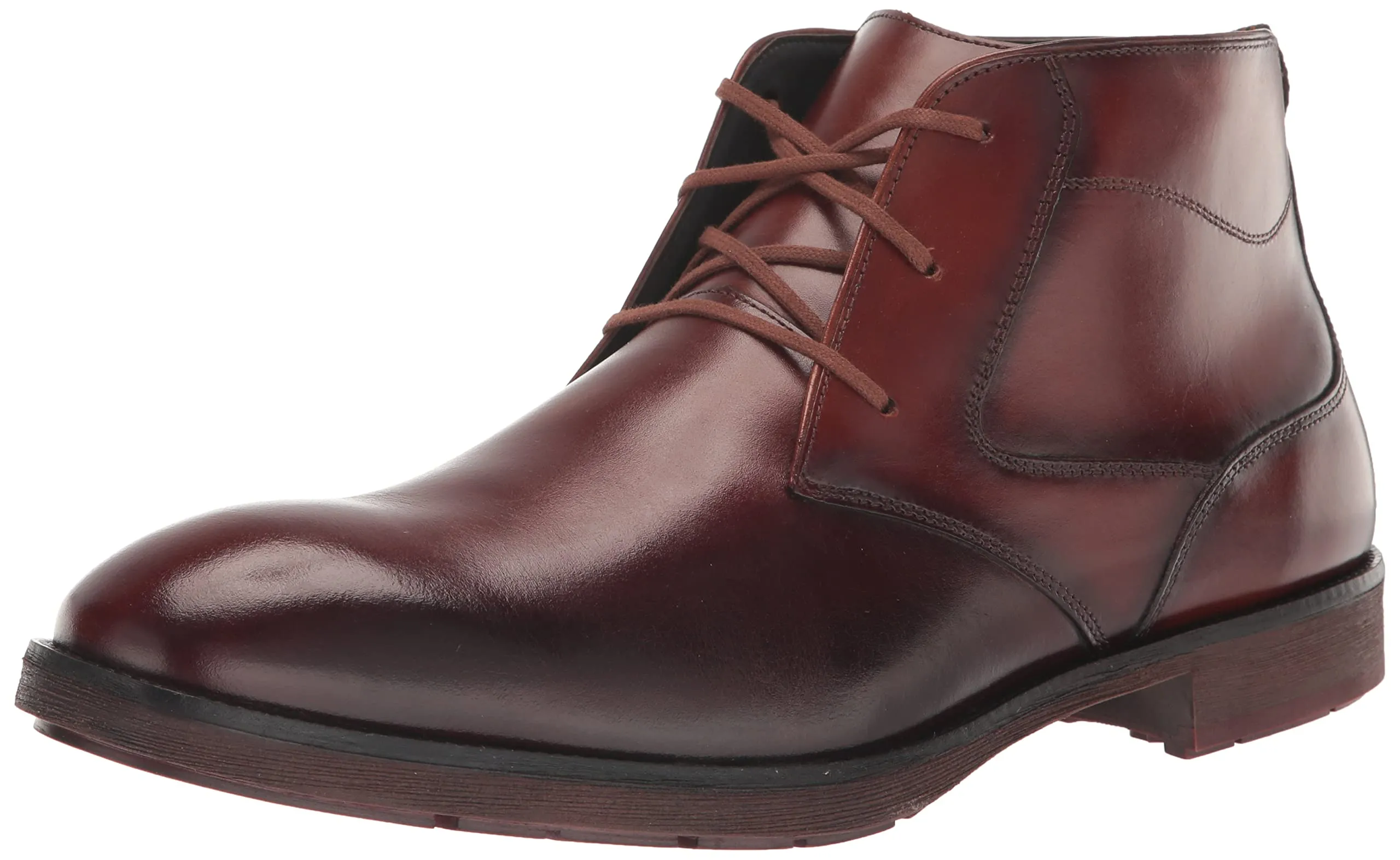Stacy Adams Men's Kyron Chukka Boot, Cognac Smooth, 9