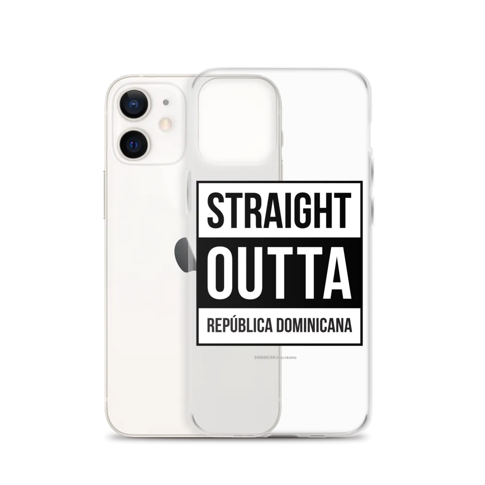 Straight Outta República Dominicana iPhone Case