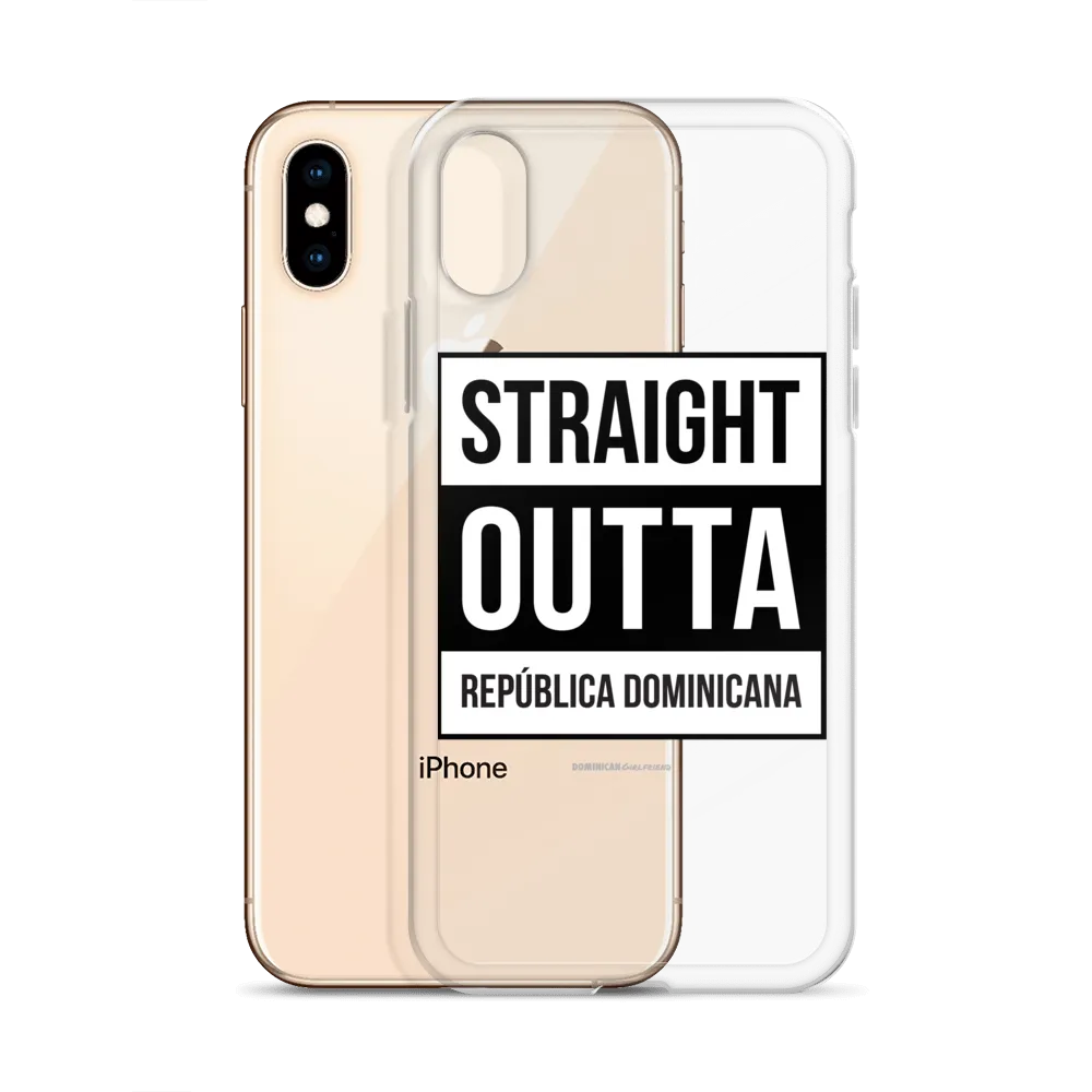 Straight Outta República Dominicana iPhone Case
