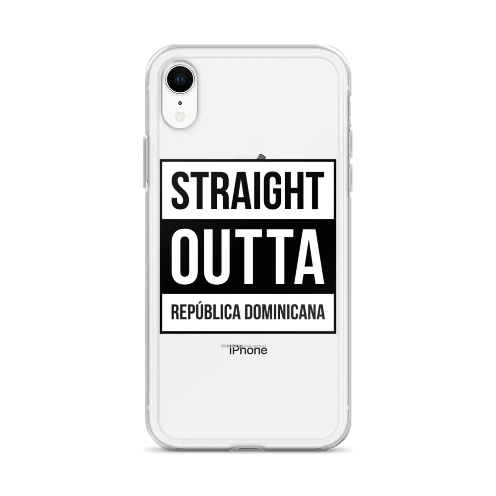 Straight Outta República Dominicana iPhone Case
