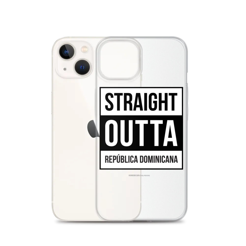Straight Outta República Dominicana iPhone Case