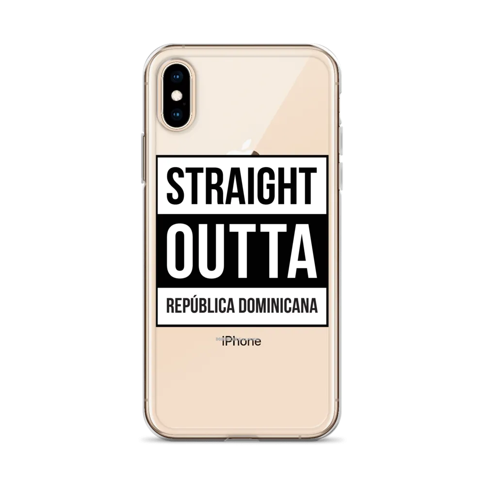 Straight Outta República Dominicana iPhone Case