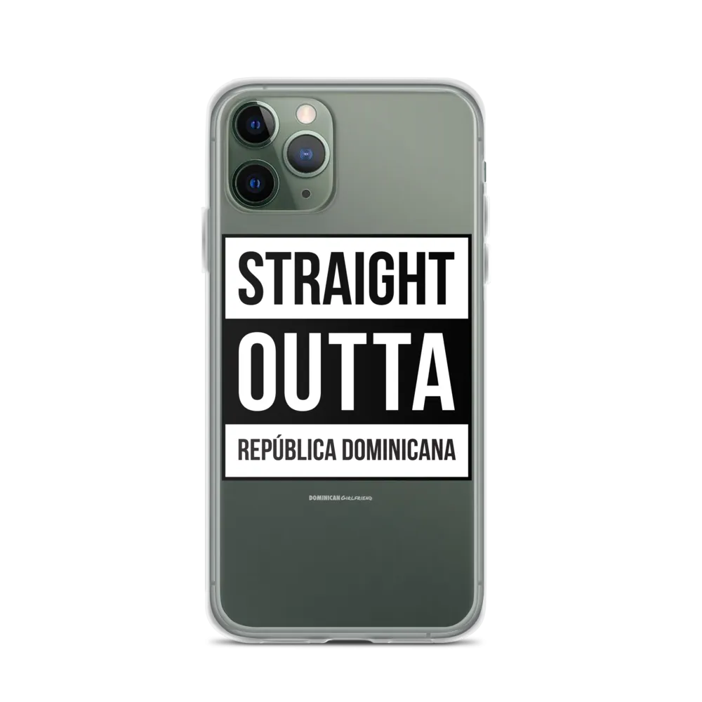 Straight Outta República Dominicana iPhone Case