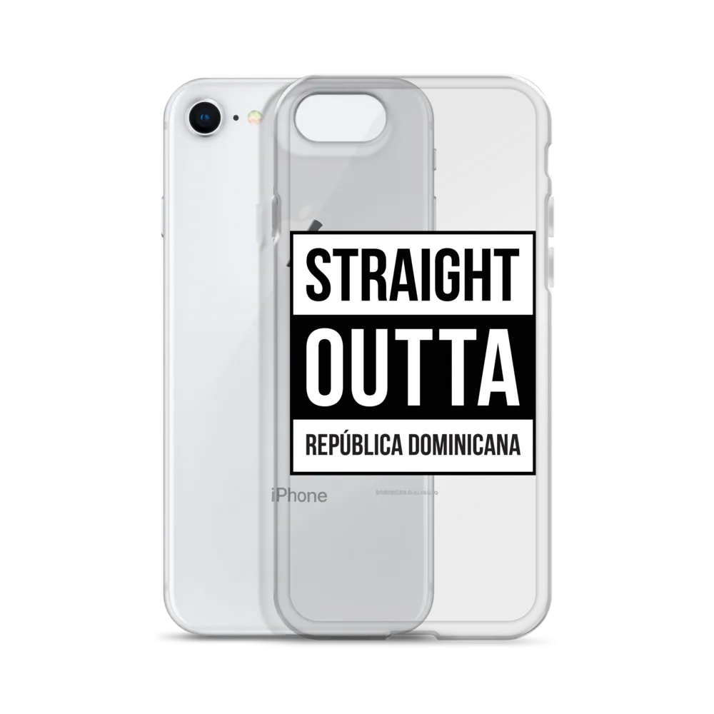 Straight Outta República Dominicana iPhone Case