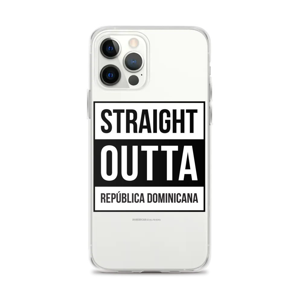 Straight Outta República Dominicana iPhone Case