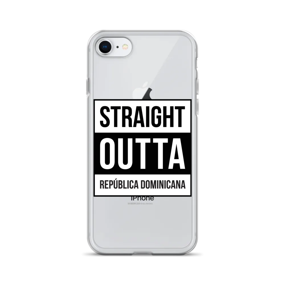 Straight Outta República Dominicana iPhone Case