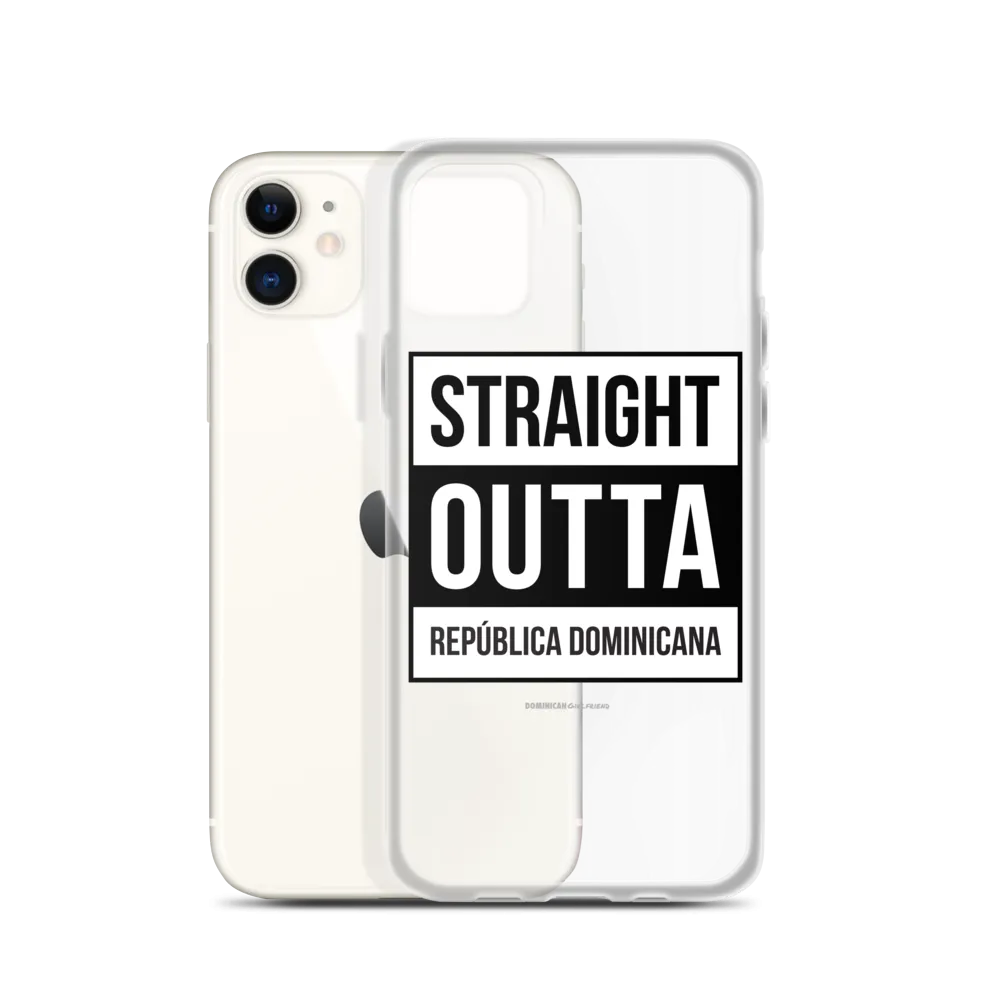 Straight Outta República Dominicana iPhone Case