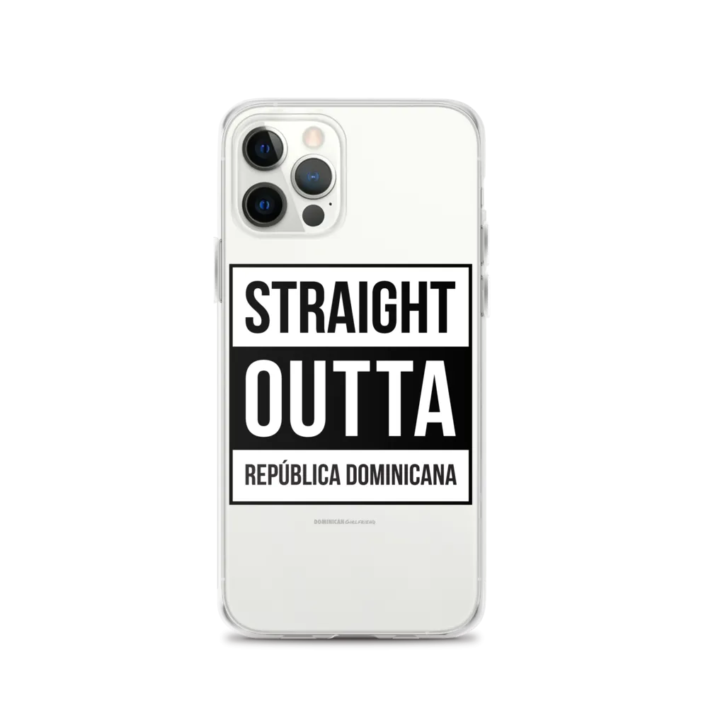 Straight Outta República Dominicana iPhone Case