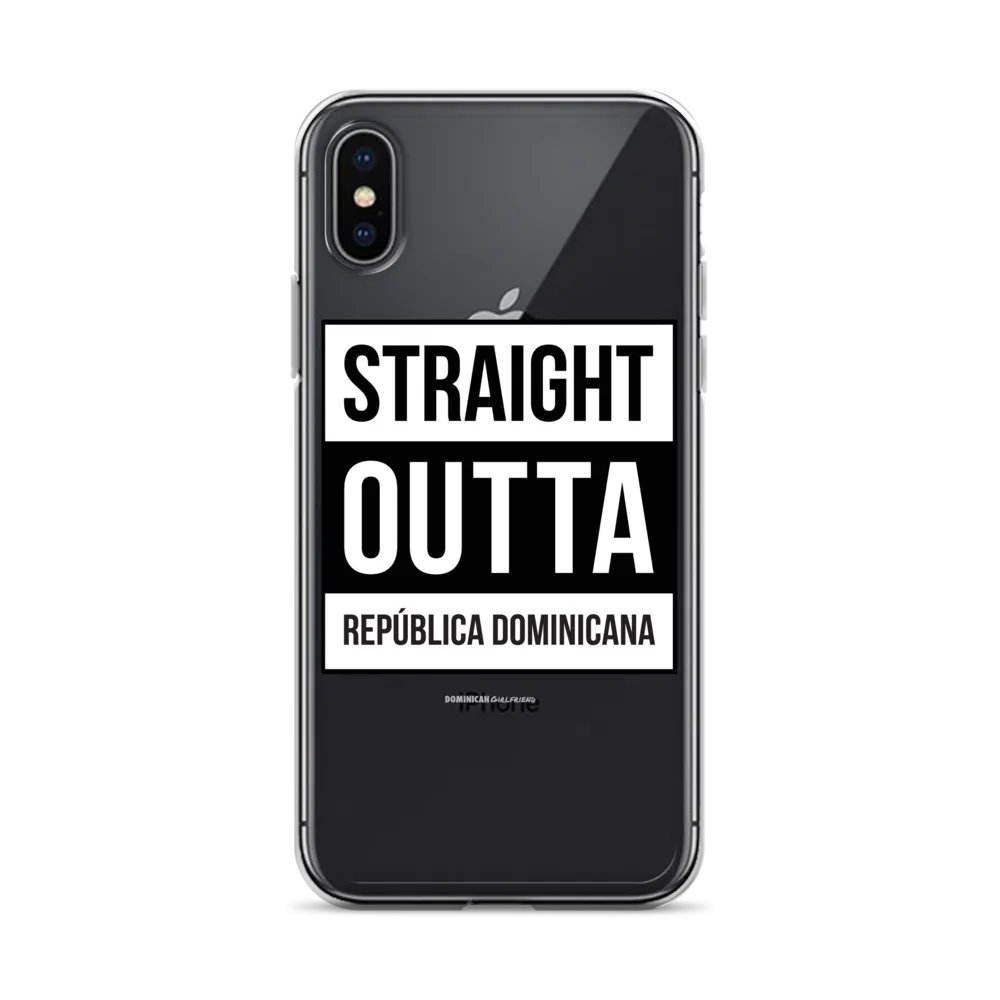 Straight Outta República Dominicana iPhone Case