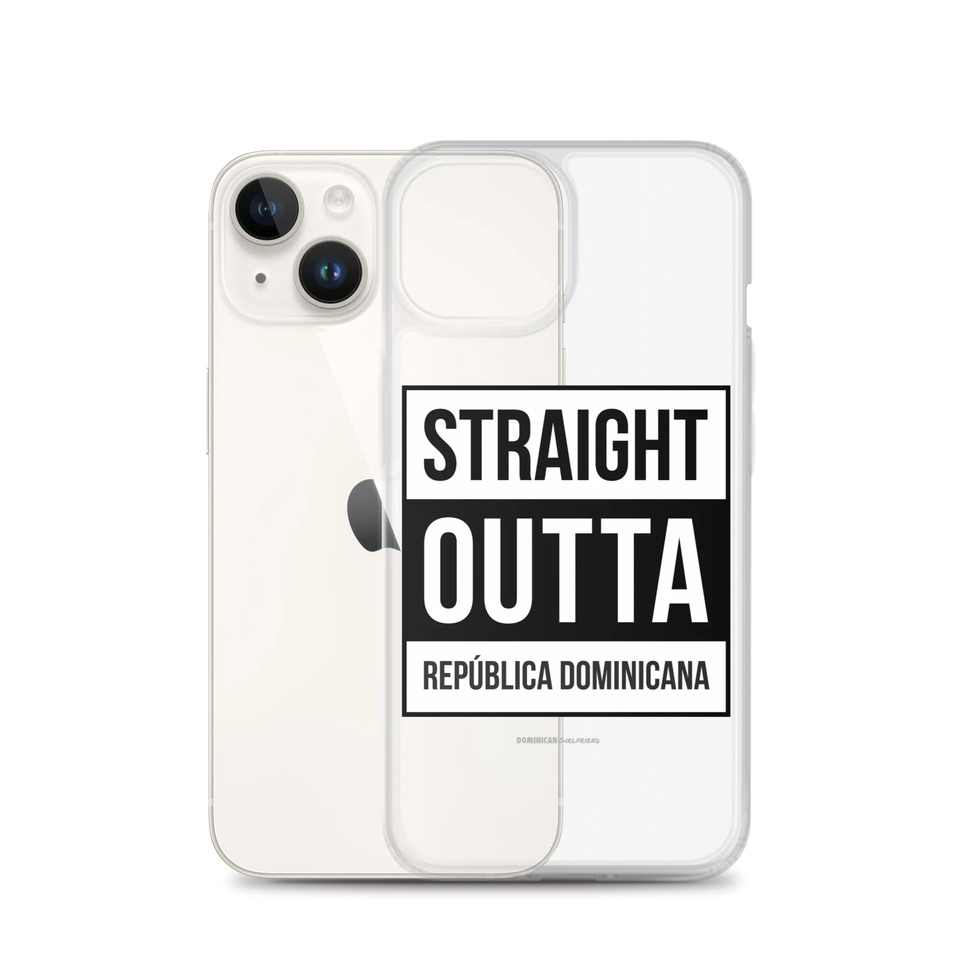 Straight Outta República Dominicana iPhone Case