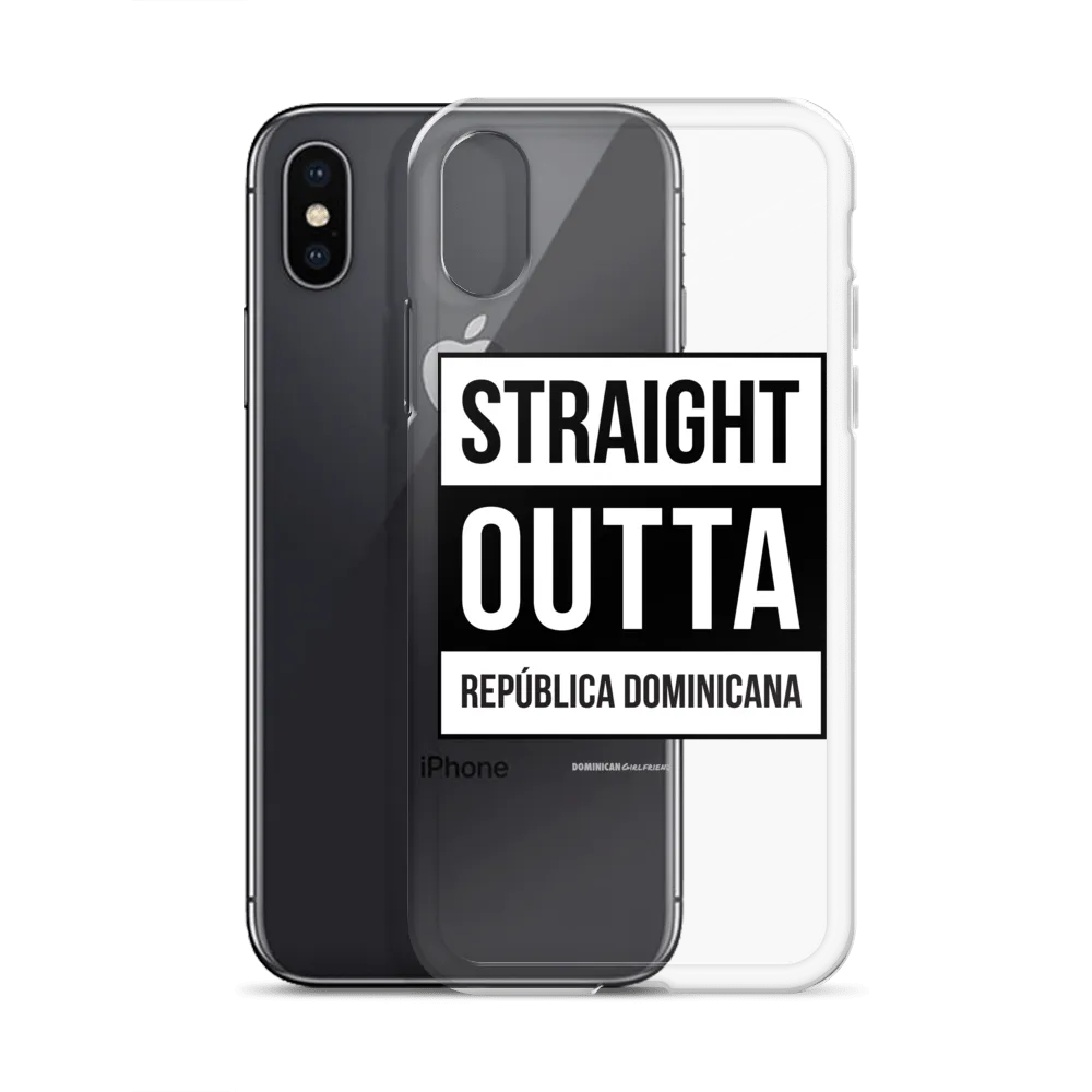 Straight Outta República Dominicana iPhone Case