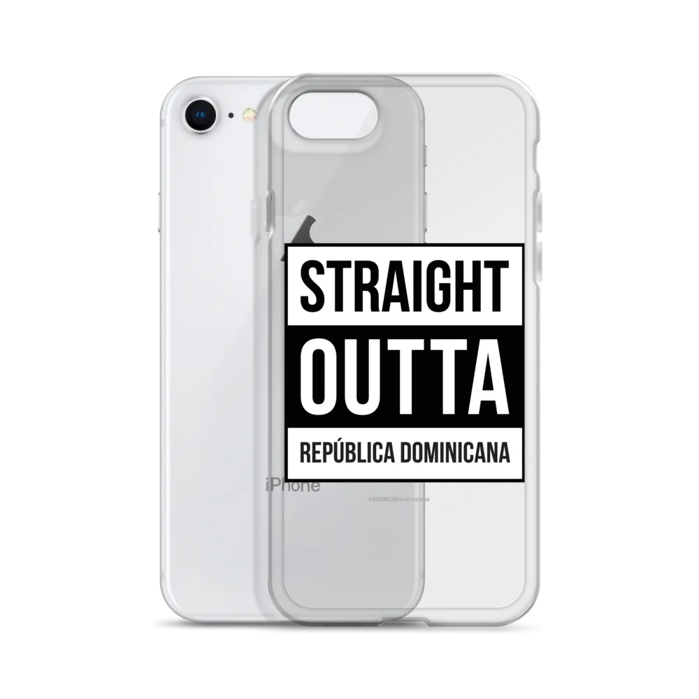Straight Outta República Dominicana iPhone Case