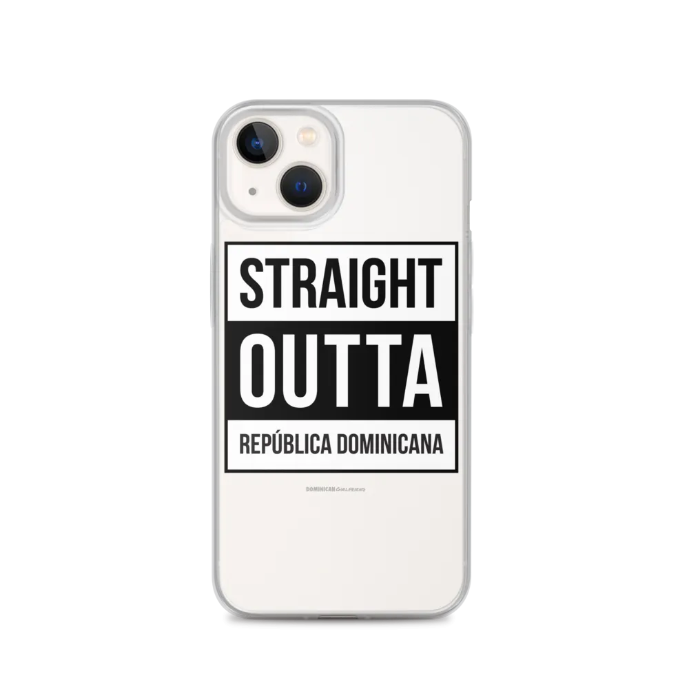 Straight Outta República Dominicana iPhone Case