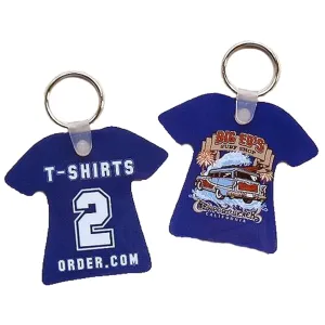 T-shirt Shaped Keyring, Personalised Gift