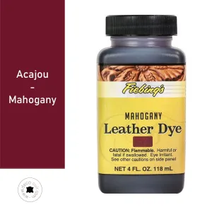 Teinture pour cuir FIEBING'S Leather dye - ACAJOU / MAHOGANY