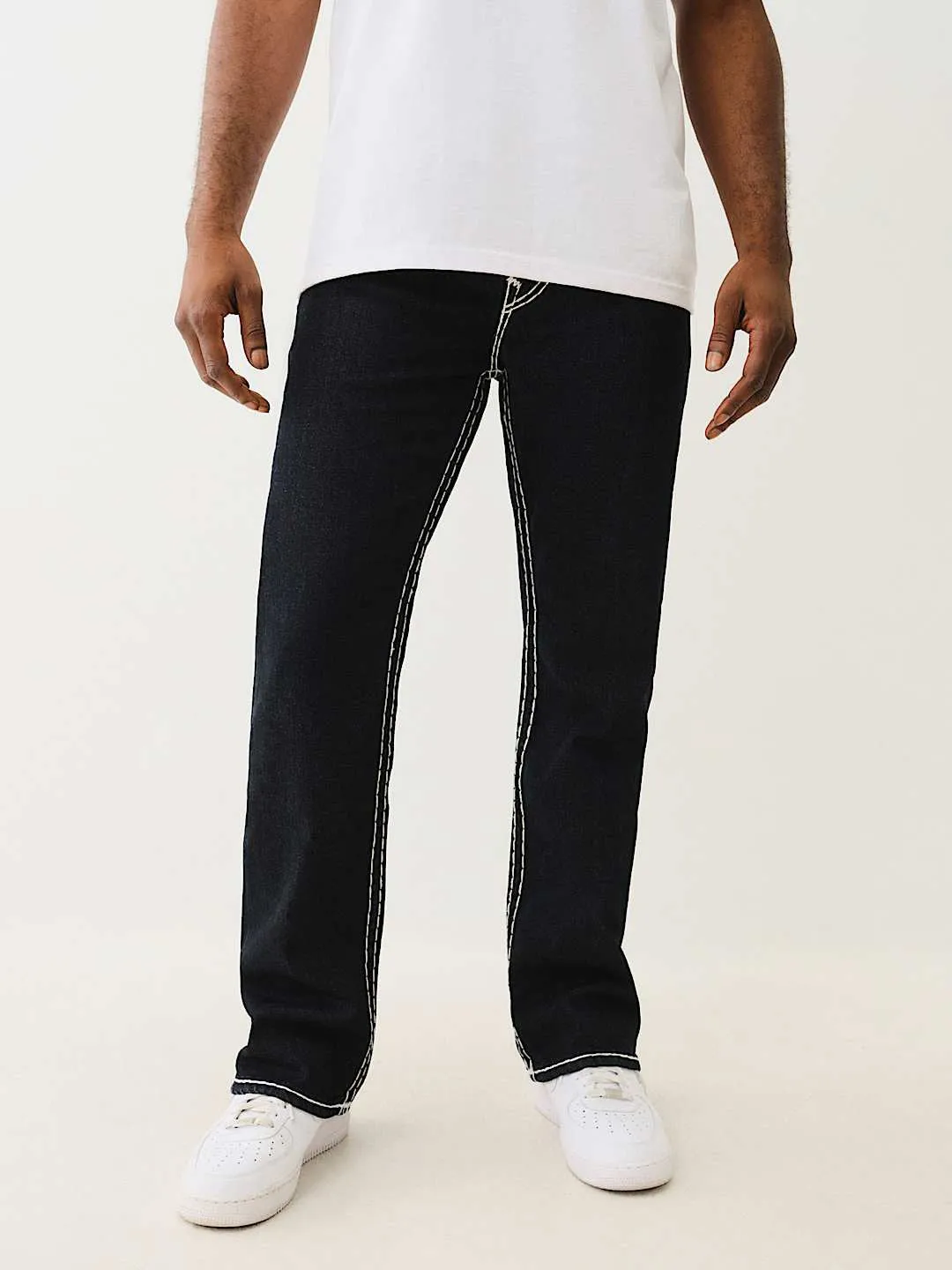 True Religion Super T Billy Bootcut Blue Mid Rise Washed Jeans